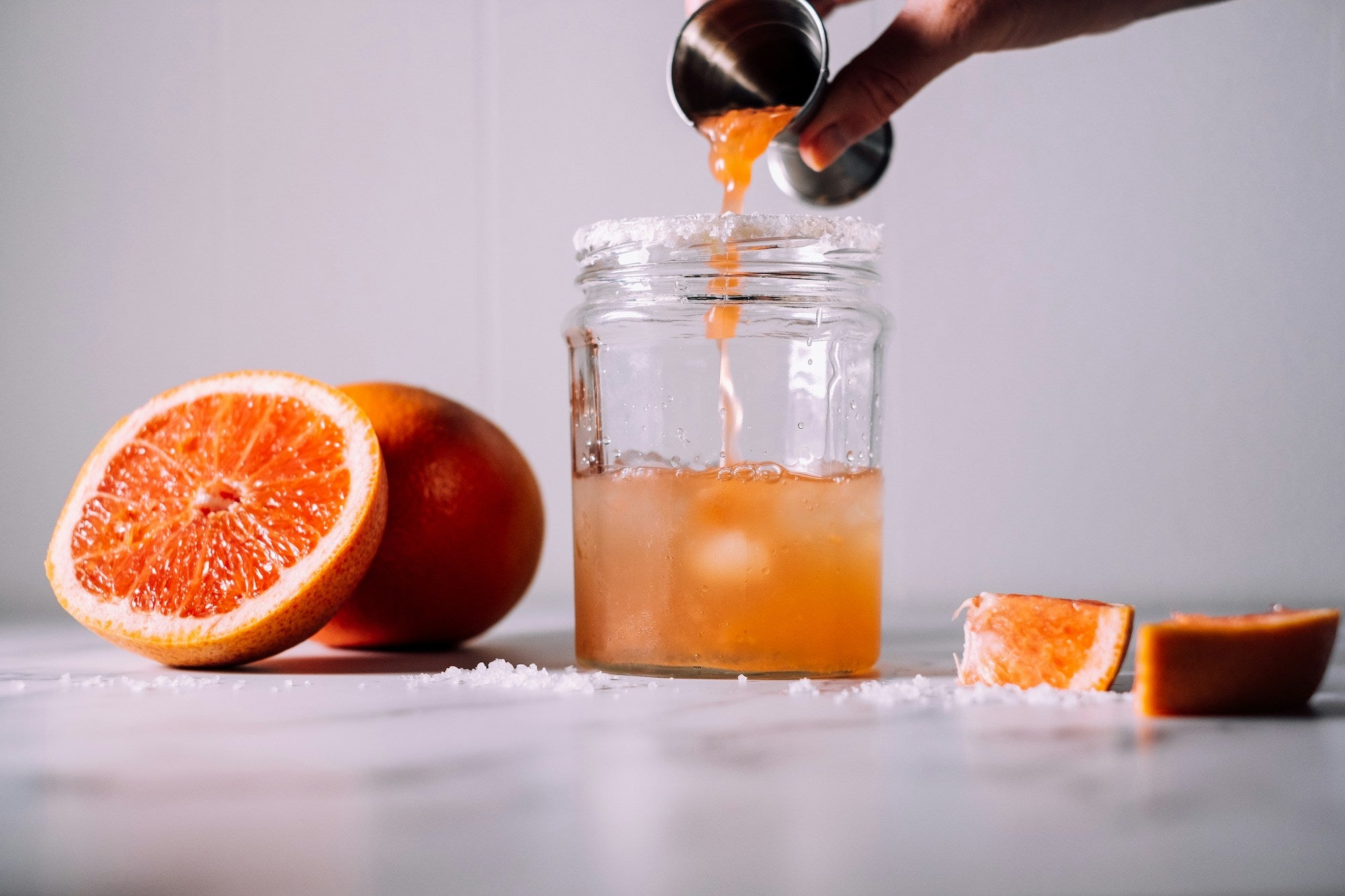 Alcohol-free salty dog cocktail recipe from Quickplaza