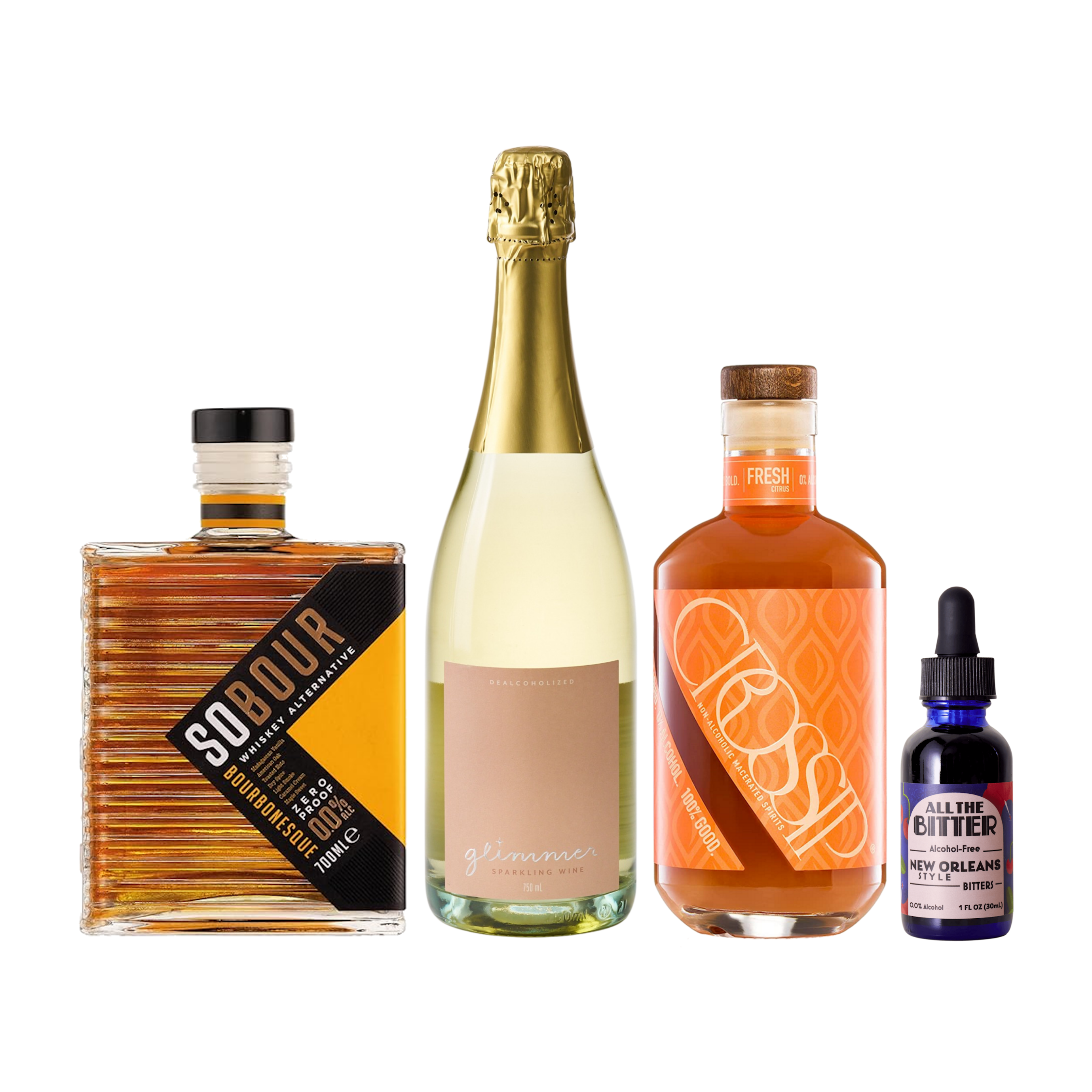 New Year’s Eve Bourbon Champagne Cocktail