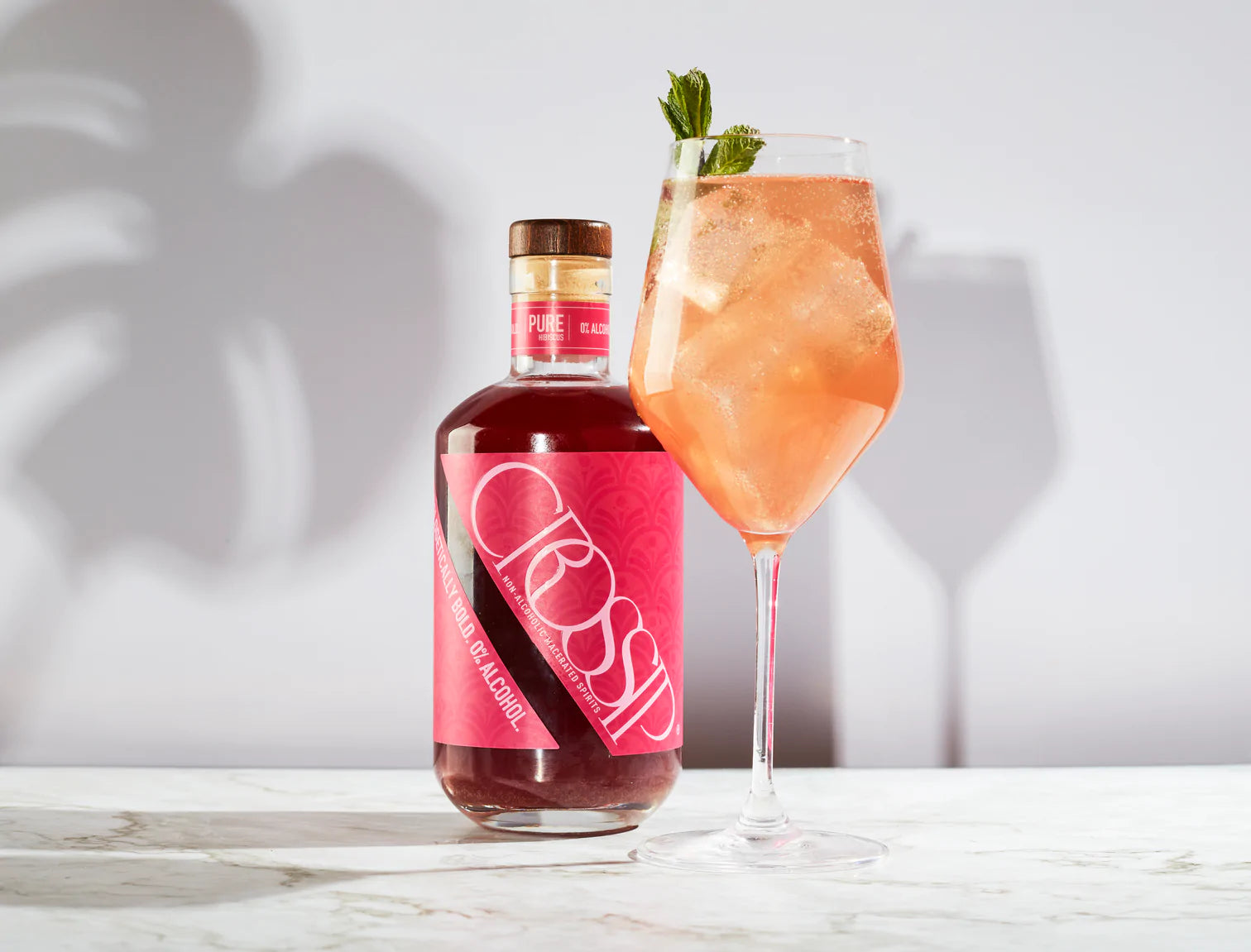 Low calorie, low sugar, gluten free drinks that taste good - crossip pure hibiscus is delicious