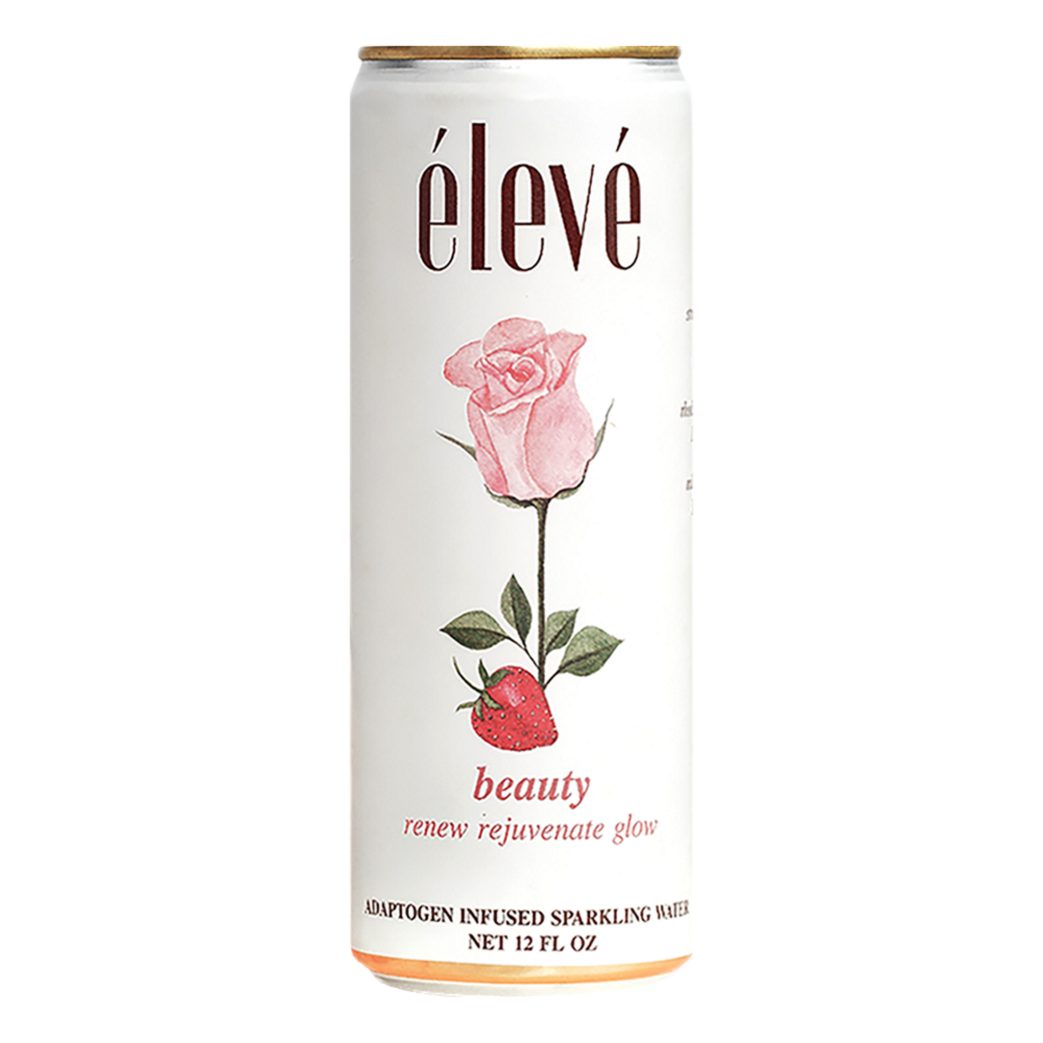 eleve beauty adaptogen infused sparkling water, functional beverage for healthier skin, hair and nails